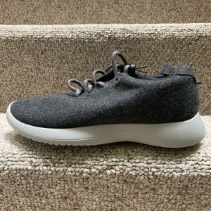 Time & Tru Gray Wool Like Lace Up Shoes NWT